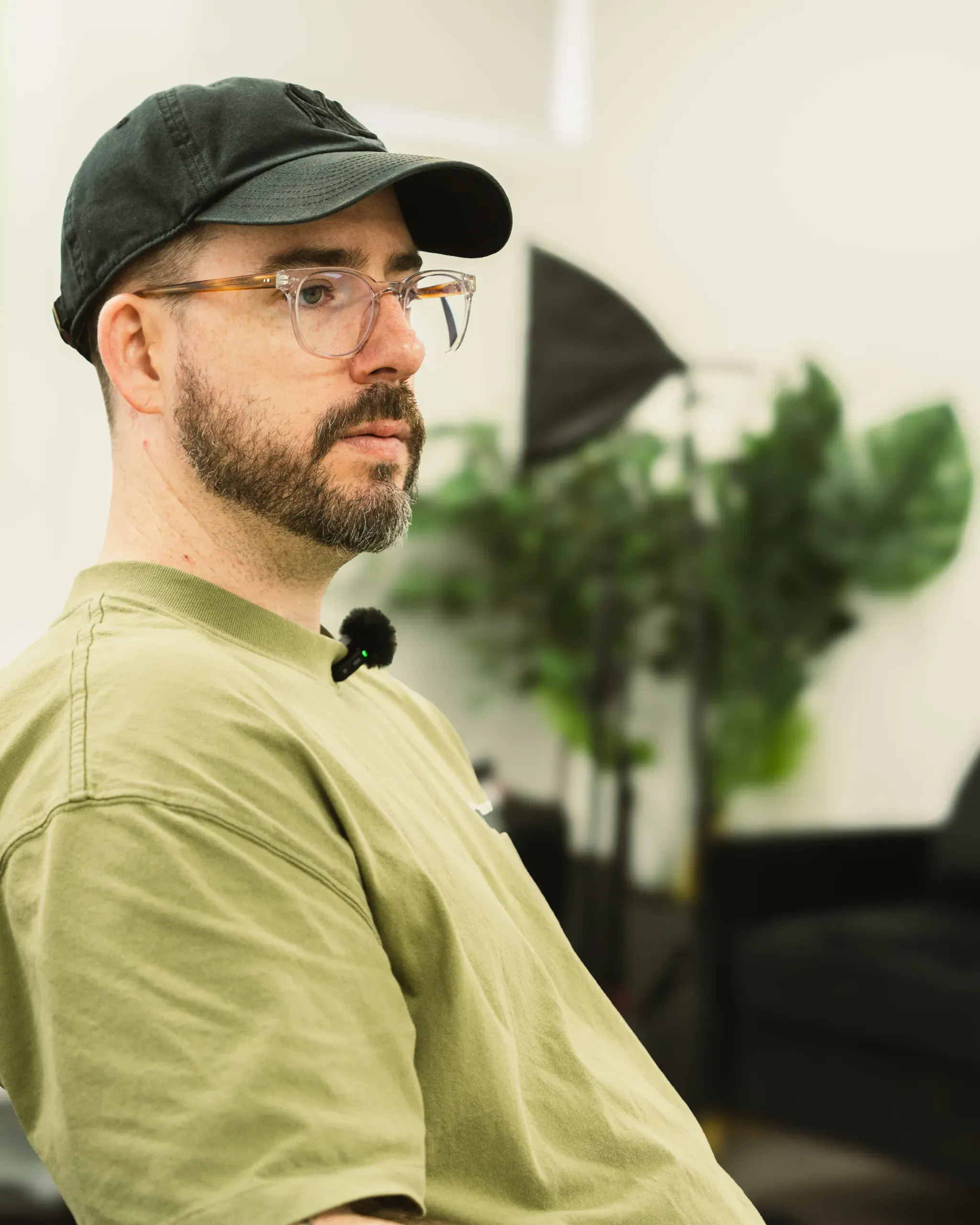 Drew O’Brien in the studio