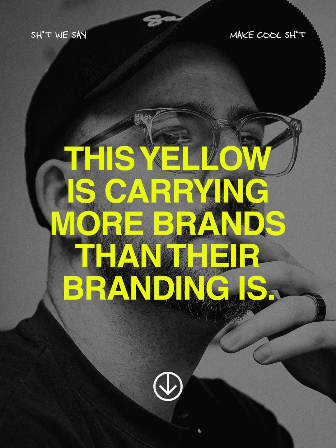 This yellow is carrying more brands than their branding is
